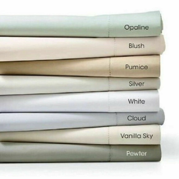 NIB‎ [ Queen ] 600TC Cotton Flat Sheet for Hudson Park in Silver - Picture 11 of 11